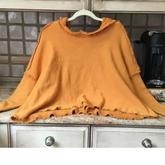 Free People Movement Free Spirit Hoodie Sweatshirt Stretch Rusty Orange - Picture 2 of 3